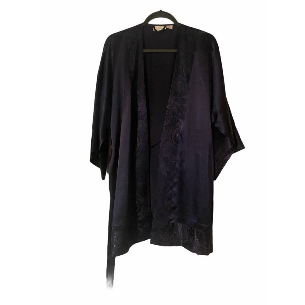 Victoria's Secret Silky Robe Short Kimono One Size
